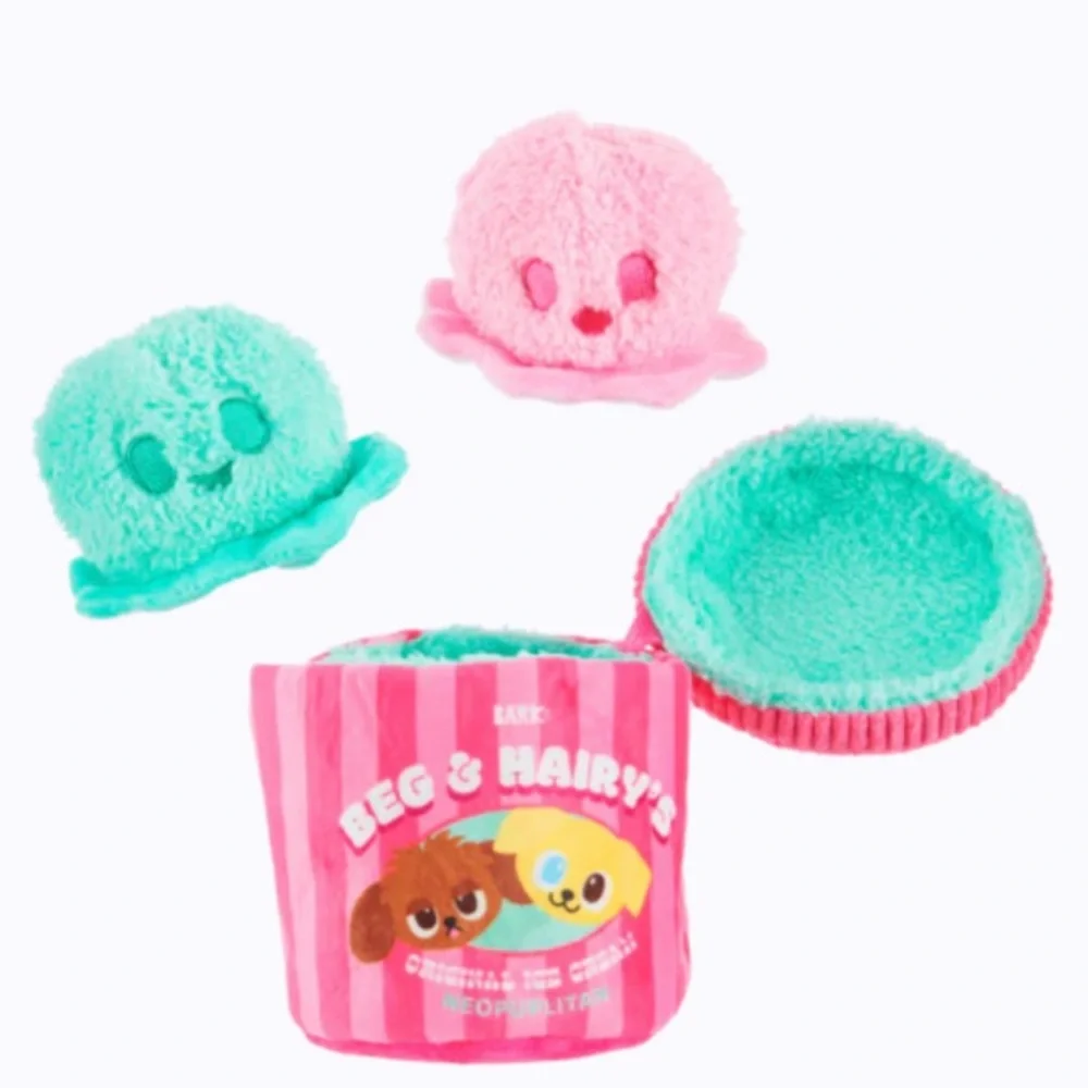 Bark ‘Beg & Hairy's Ice Cream’ Plush Dog Toy(s)